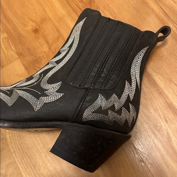 Liberty Black Simone Stitched Ankle Boot Sz 9 - Picture 9 of 13